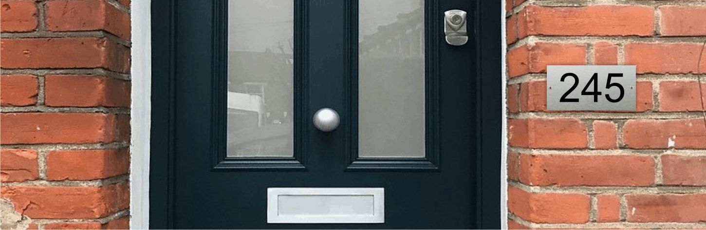 Aluminium huisnummerborden