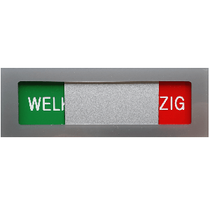 Schuifbordje zilver