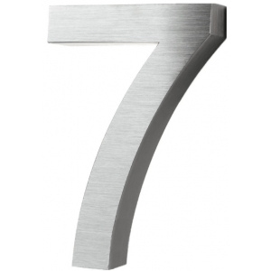RVS 3D huisnummer 7