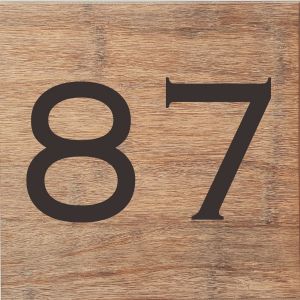 Bamboe 20x20cm copperplate