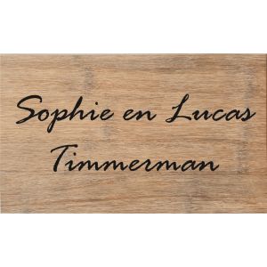Bamboe 25x15cm Rage italic