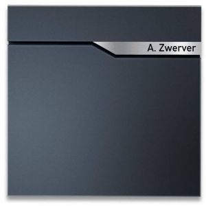 Brievenbus met naam en huisnummer BR2.1 tekst