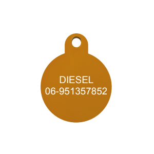 Dierenpenning DP-6 rond goud