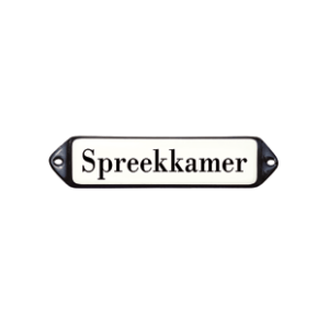 EM238 deurbordje Spreekkamer oor