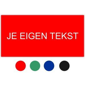 je eigen tekstbord ontwerpen is vrij eenvoudig